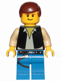 LEGO sw1032 Han Solo, Blue Legs (20th Anniversary Torso)